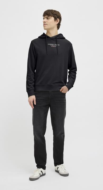 Actual product image Jack & Jones Jrebjeans Rebel Print Sweat Hood Sn (S)