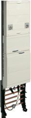 Actual product image Hager Complete panel OVAG ZH3EH22 2Z 1 span eHZ H 1050mm