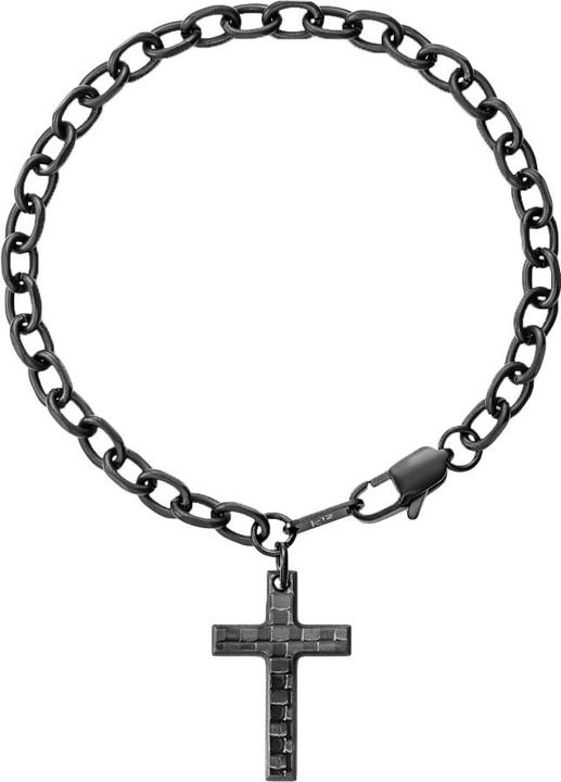 K12 - Vaith - Cable Bracelet (19 cm, Chirurgenstahl 316L, Carbon, ohne Messing)