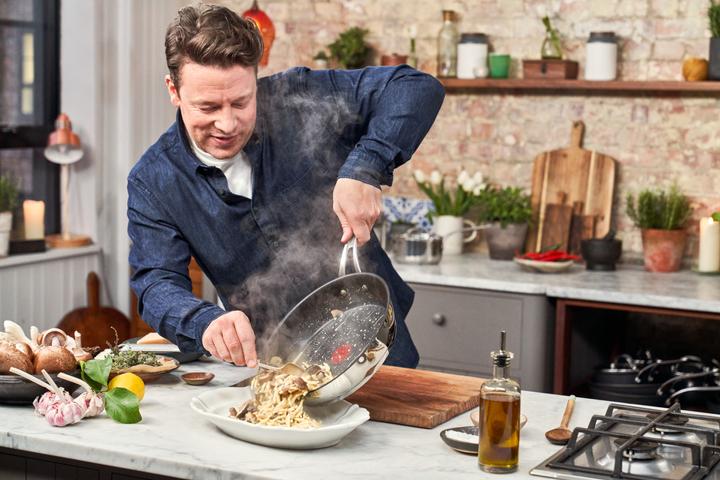 Productafbeelding Tefal Jamie Oliver Cook's Classic (24 cm, Braadpan + kasserol, Roestvrij staal)