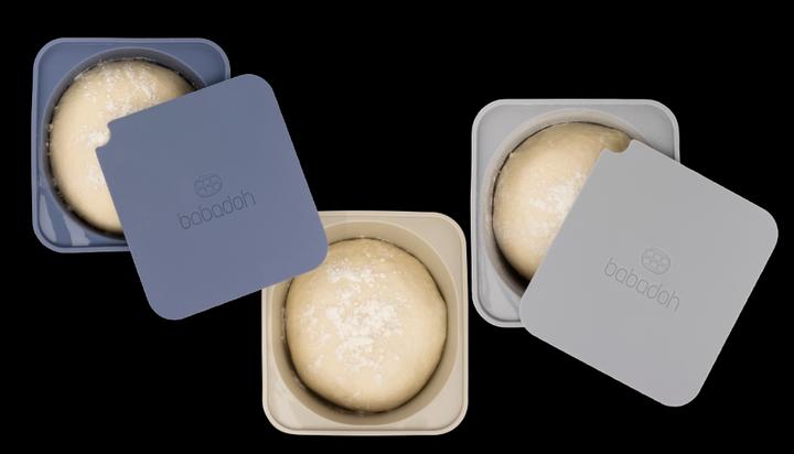 Produktbild Babadoh Pizzateig Behälter 3er-Set