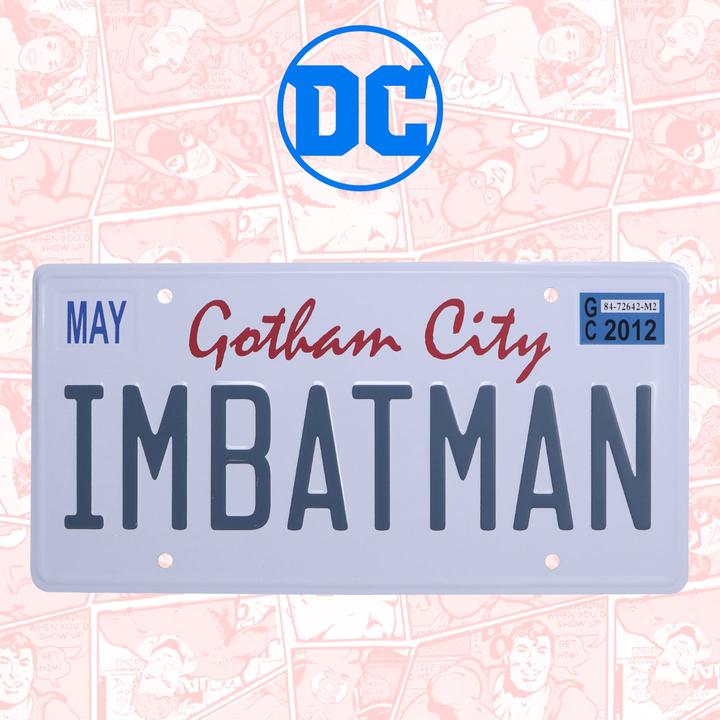 Image du produit Fanattik DC Comics Plaque en métal Batman