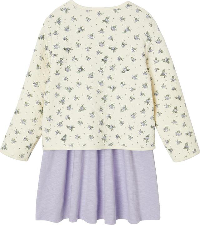 Produktbild Vertbaudet Mädchen-Set: Geblümte Jacke mit Steppnähten & Kleid (146)