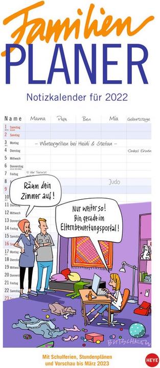 Produktbild Heye Familienplaner (Hoch, Kein Einband, Deutsch)