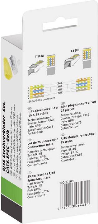 Produktbild Quadrios RJ 45 Steckverbinder Set 6