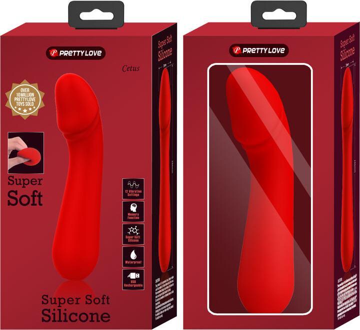 Produktbild Pretty Love Cetus Wiederaufladbarer Vibrator Rot
