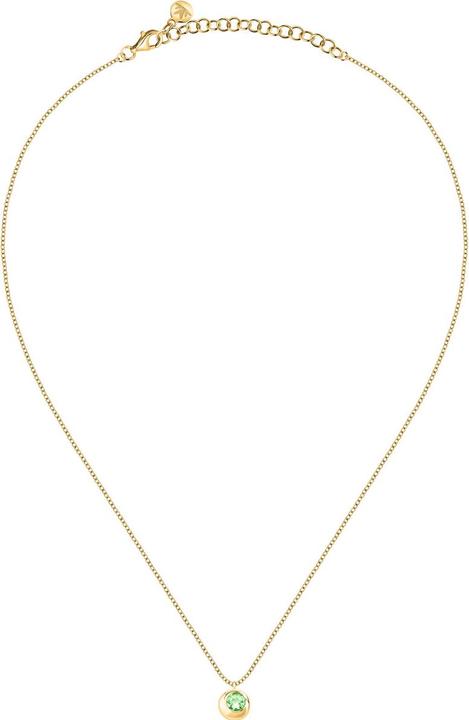 Produktbild Morellato - Charming Gold Plated Necklace with Semipreziose Peridot SAXN05 (Silber 925)