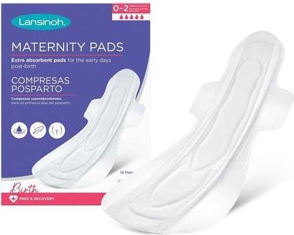 Image du produit Lansinoh Maternity Pads After Birth Extra Absorbent with Wings 10 count (10 x)