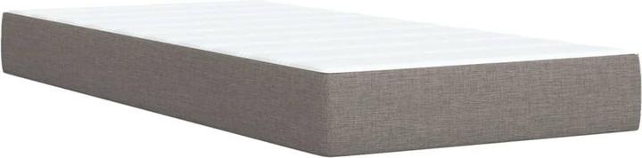 Produktbild VidaXL Boxspringbett Polsterbett Bett Einzelbett Matratze Taupe 80x200cm Stoff (80 x 200 cm, 80 x 200 cm)