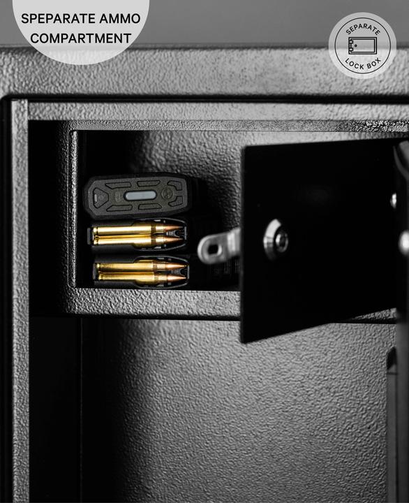 Actual product image Paladin Weapons safe with fingerprint scanner