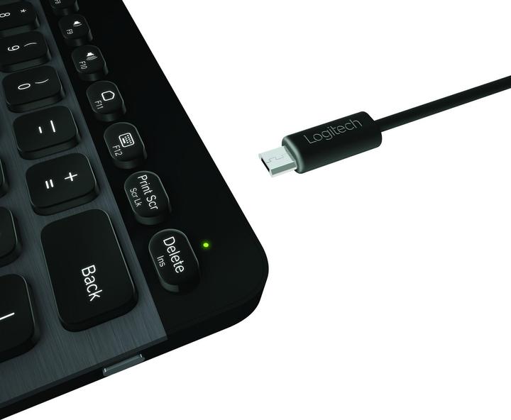 Actual product image Logitech Bluetooth Illuminated Keyboard K810 (CH, Wireless)