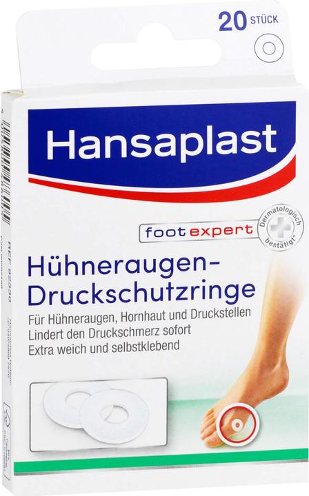 Actual product image Hansaplast Corn pressure protection rings, 20 pcs. plasters (20 x)