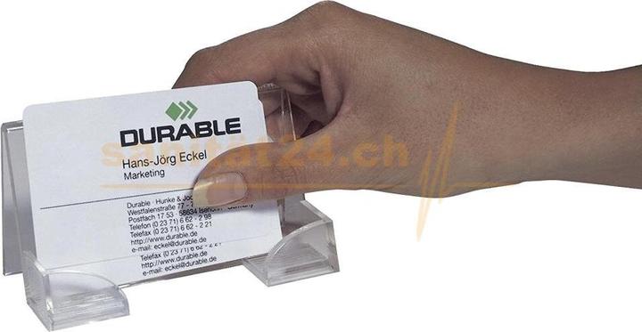 Actual product image Durable ACRYLIC BUSINESS CARD DISPENSER 1 PC 241419