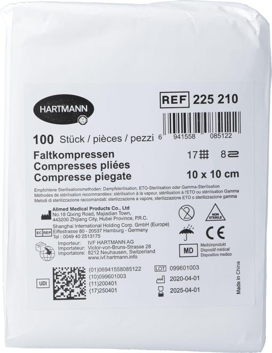 Immagine prodotto IVF Hartmann Faltkompresse Typ 17 10x10cm 8 fach