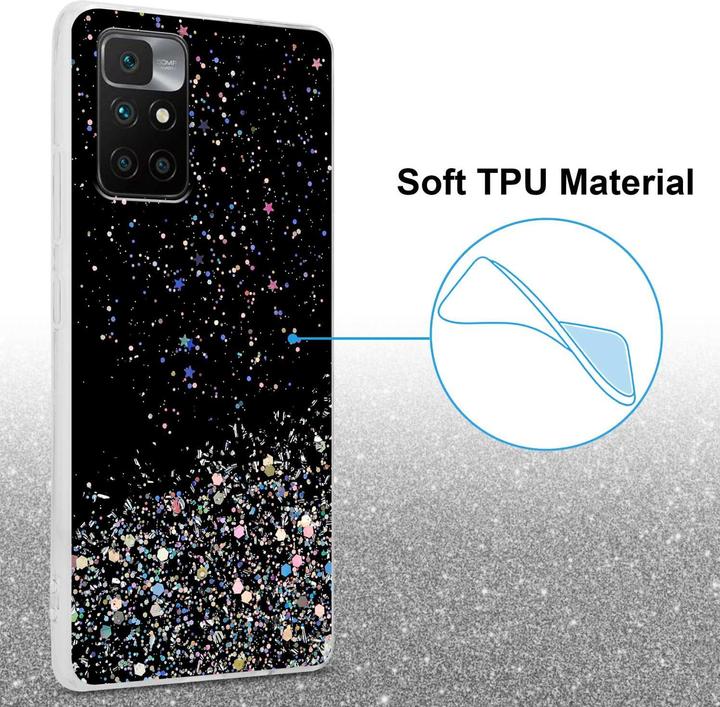 Produktbild Cadorabo TPU Hülle mit Glitzer für Xiaomi RedMi 10 (Xiaomi Redmi 10)