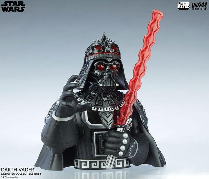 Produktbild Unruly Industries Star Wars Super buste vinyle Urban Aztec Darth Vader by Jesse Hernandez 25 cm