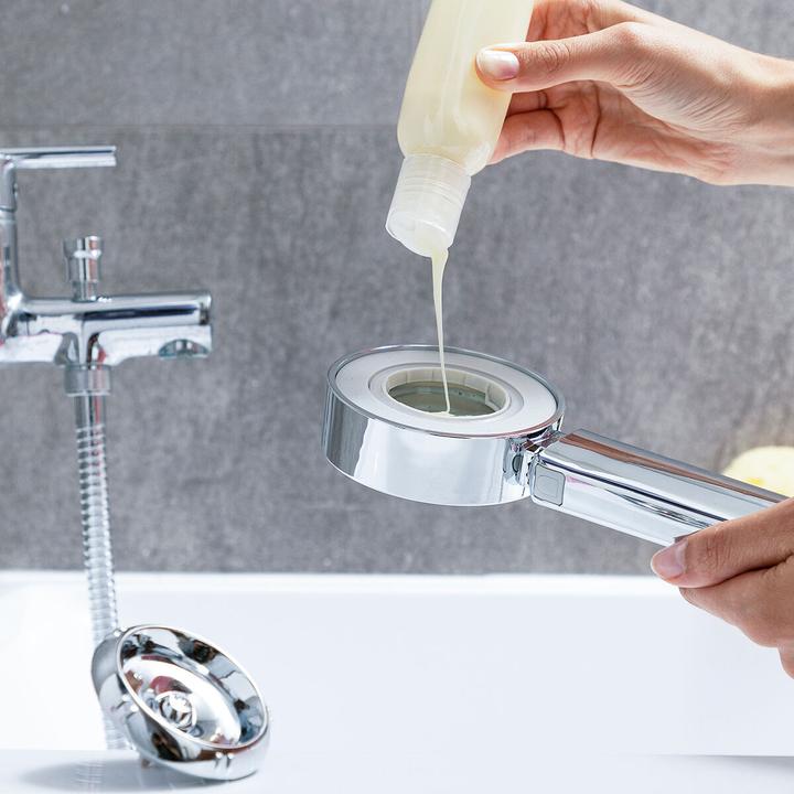 Produktbild InnovaGoods Doppel-Dusch-Brause mit 3-in-1-Spender Xawara (2 Strahlarten)