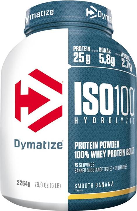 Image du produit Dymatize Iso 100 Banane Lisse (Banane, 1 pcs, 2264 g)