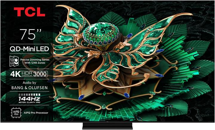 Actual product image TCL 75C7K (75", Mini-LED, 4K, 2025)
