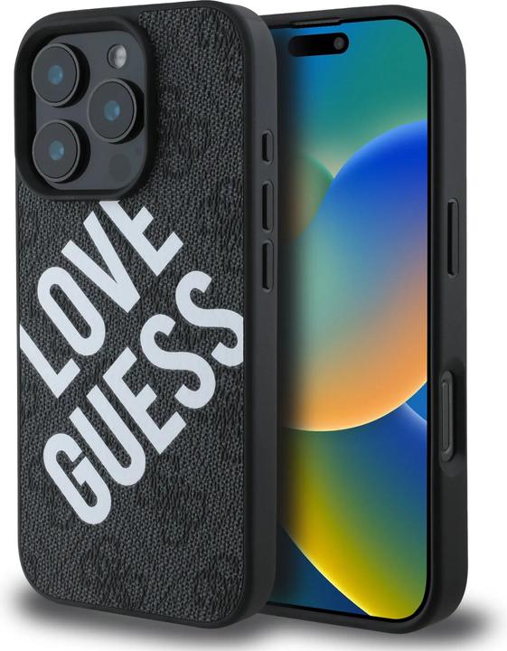 Produktbild Guess PU 4G Hard Case With Big Love Logo - iPhone 16 Pro Max (Apple iPhone 16 Pro Max)