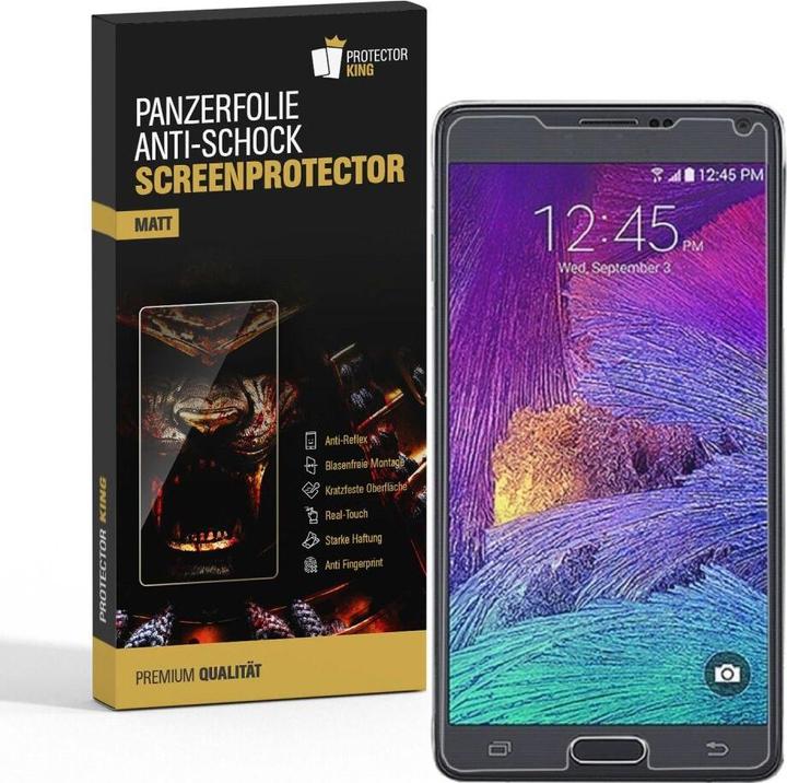 Produktbild Protectorking 6x Panzerfolie Anti-Shock matt entspiegelt (6 Stück, Samsung Galaxy Note 4)