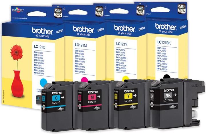 Produktbild Brother LC-121VALBP Multipack (M, Y, C, BK)