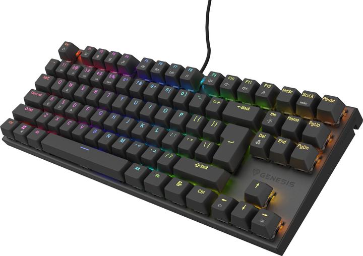 Actual product image Genesis THOR 303 | Mechanical Gaming Keyboard | Wired | US | Black | USB Type-A | Outemu Brown (US, Cable)