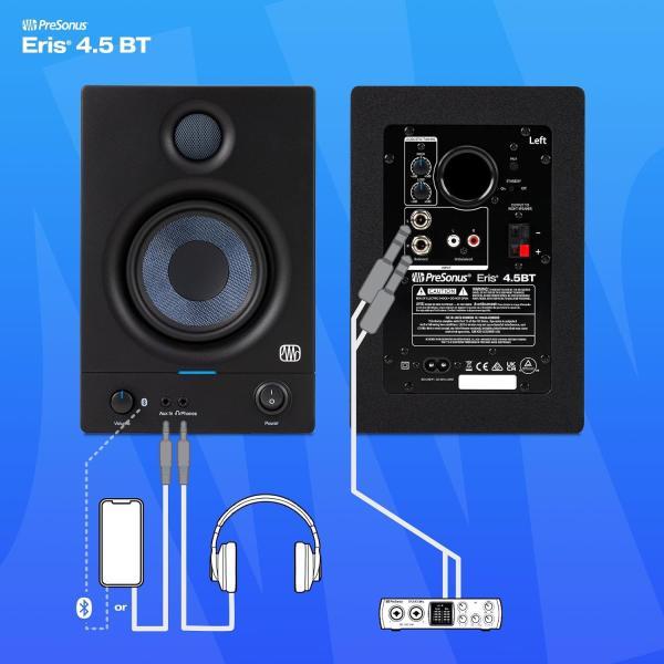 Image du produit PreSonus Eris 4.5BT (2e génération) (Actif, Couples, 2x 25 W)