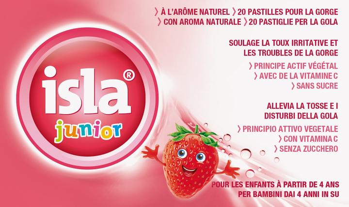 Image du produit Isla Junior toux et maux de gorge (20 pièce(s))