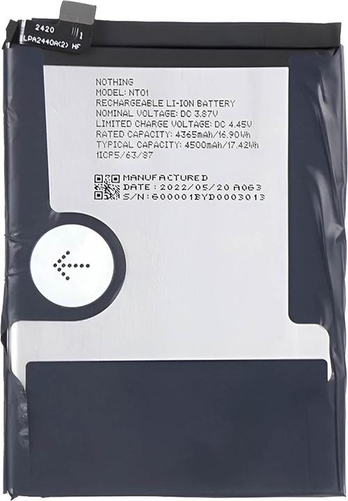 Clappio Akku für Nothing Phone 1 Kapazität 4500mAh