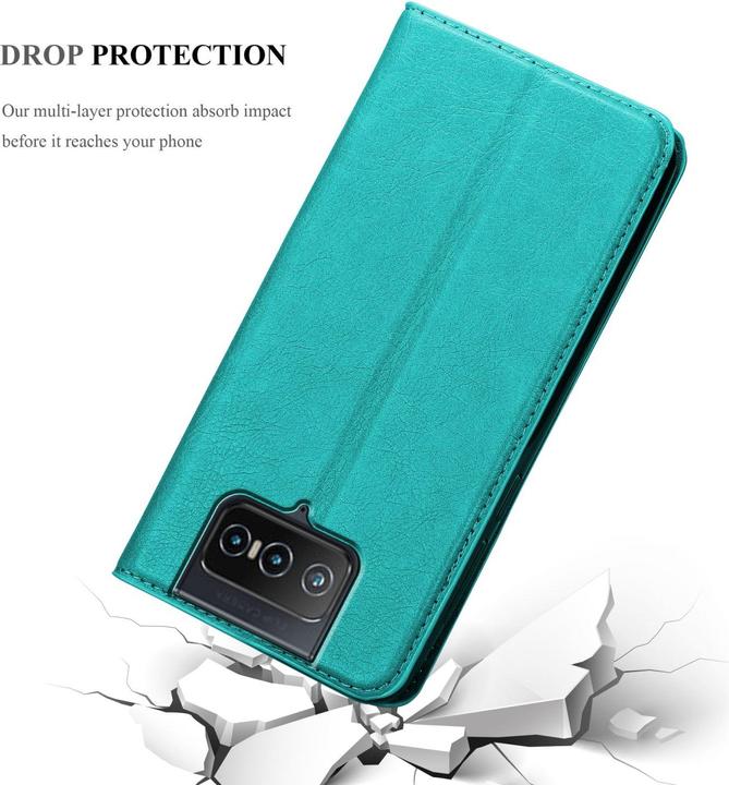 Produktbild Cadorabo Book Invis. Magnet Hülle (Asus Zenfone 8 Flip)
