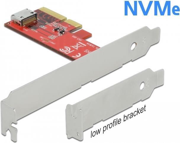 Produktbild Delock PCI E x4 4.0, 1x OCuLink SFF-8612, NVMe 1.2 (PCIe)