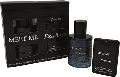 SET Meet Me Extreme EDT spray 100ml + EDT spray 20ml (Eau de Toilette)