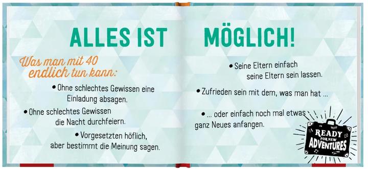 Produktbild 40 werden ist furchtbar aufregend! (Deutsch, Groh Verlag, 2019)