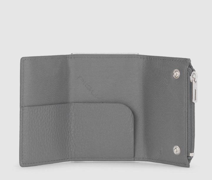 Actual product image Piquadro Modus - Compact wallet with sliding system and coin compartment