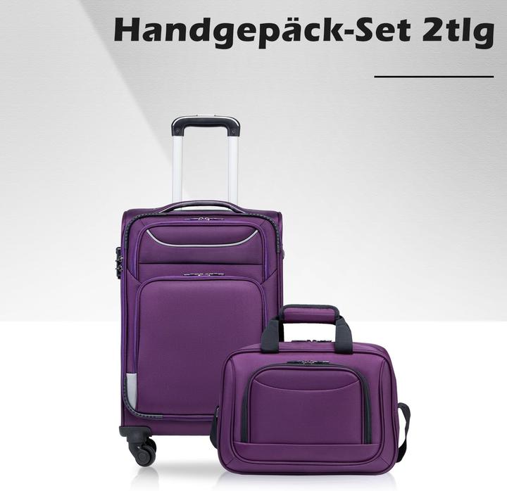 Immagine prodotto Coolife DE55 Handgepäck-Set (38 l, Bagaglio a mano (fino a 50 litri))