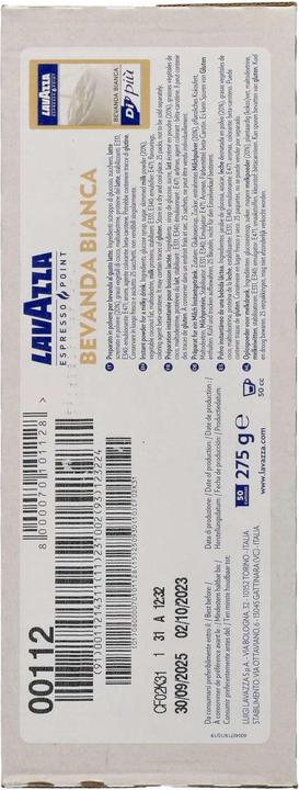 Nährwerte und Zutaten Lavazza Milch Kapsel Bevanda Bianca (1 x Port.)