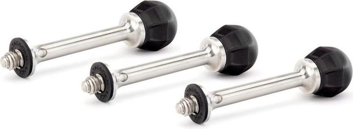 Actual product image 3 Legged Thing VANZ Set of 3 Combine Spikes & Rubber Feet(1/4" 20 screws and 3/8" compatible)