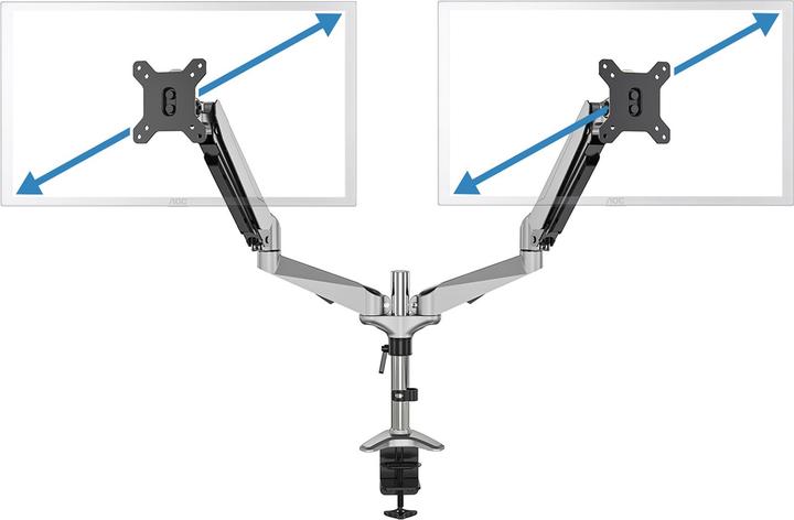 Actual product image Digitus Dual LED/LCD table mount (Table, 27")