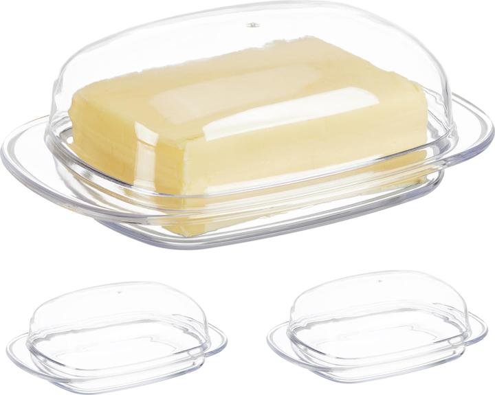 Actual product image Relaxdays 3x butter dish