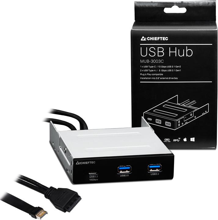 Immagine prodotto Chieftec MUB-3003C (USB-C, 2 Porti)