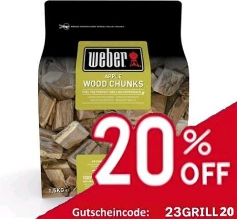 Actual product image Weber wood chunks