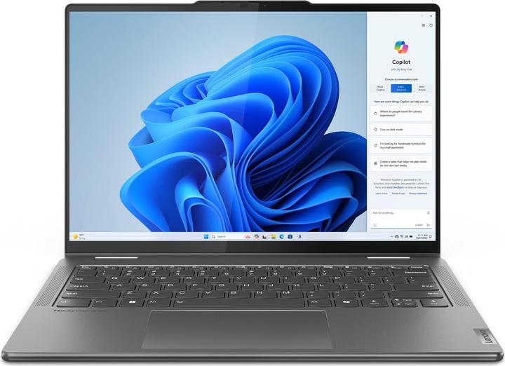 Immagine prodotto Lenovo Yoga 7 2-in-1 (14", AMD Ryzen 5 8640HS, 16 GB, 1000 GB, DE)