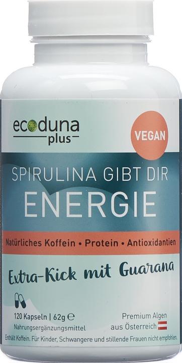 Actual product image Ecoduna Spirulina ENERGIE Kapsel (120 Piece, 92 g)