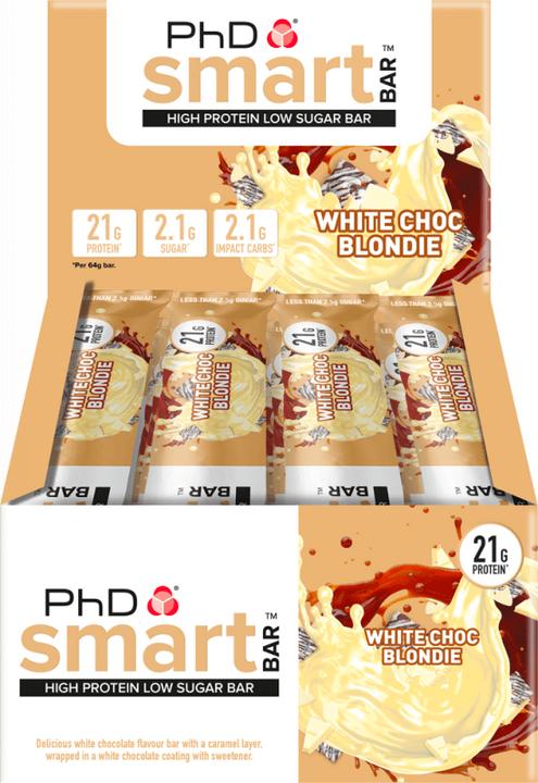 Produktbild PhD Nutrition PHD Smart (Weisse Schokolade, 12 Stk., 768 g)