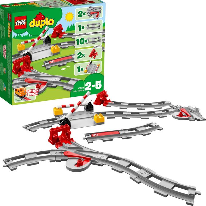 Produktbild LEGO Eisenbahn Schienen (10882)