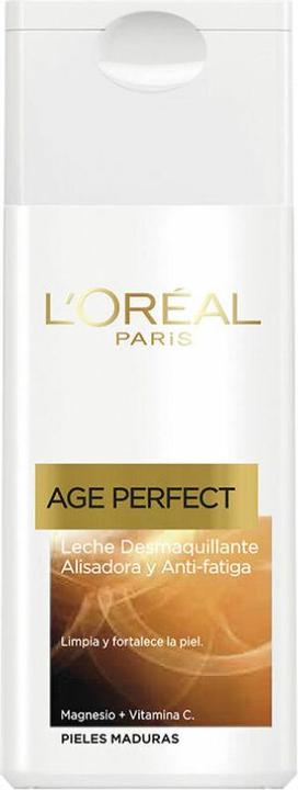 Image du produit L'Oréal Paris AGE PERFECT leche desmaquillante piel madura 200 ml (Lait nettoyant, 200 ml)
