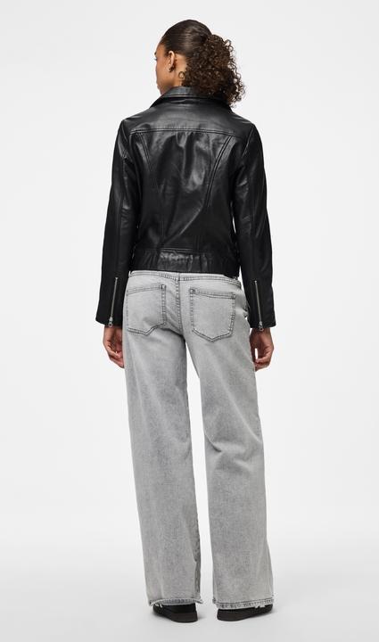 Actual product image Pieces Leder Bikerjacke (L)