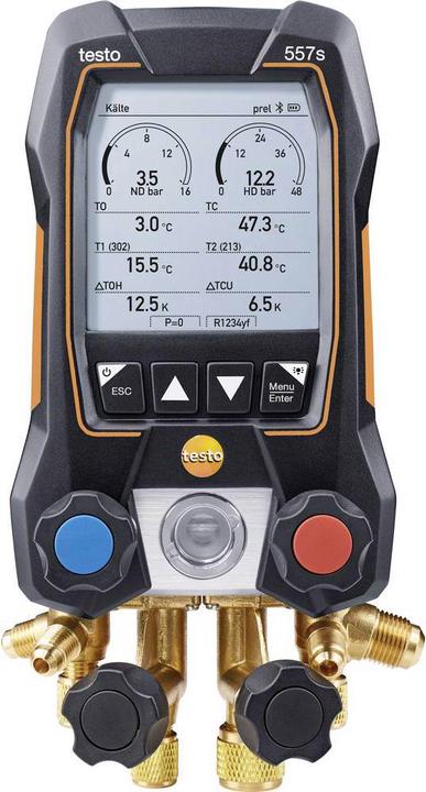 Actual product image Testo Refrigerant Meter 557s Vacuum Set