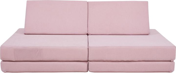 Actual product image En.Casa Spielsofa Norhulta 5-tlg. 120x66x46 cm Cord Rosa (Children sofa)